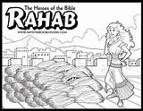 Coloring Rahab Bible Pages Spies Heroes Joshua Kids Jericho Sheets Color Children Crafts Craft School Sunday Activities Template Helps Preschool sketch template