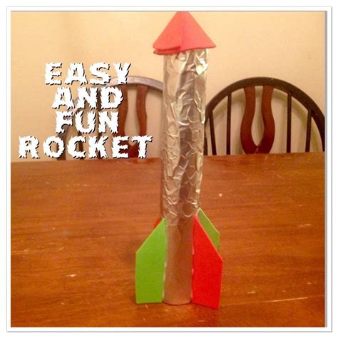 guest post easy rocket ship craft  kids  passionate curiosity