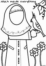 Islamic Hijab Isra Miraj Offerfeest Ramadan Malen Kleurplaten Islamische Malvorlagen Quran Kleurplaat Aktivitäten Islamisch Erstellen Montessori Designlooter Coloringkids Sketchite Downloaden sketch template