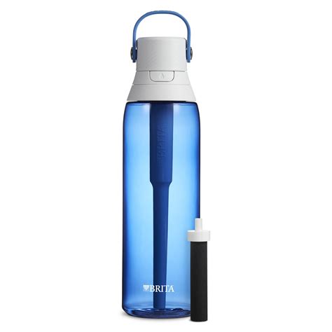 brita premium filtering water bottle  oz sapphire walmartcom walmartcom