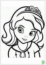 Sofia Coloring First Pages Princess Disney Sophia Kids Princes Drawing Printable Color Dinokids Print Girls Fun Colouring Close sketch template
