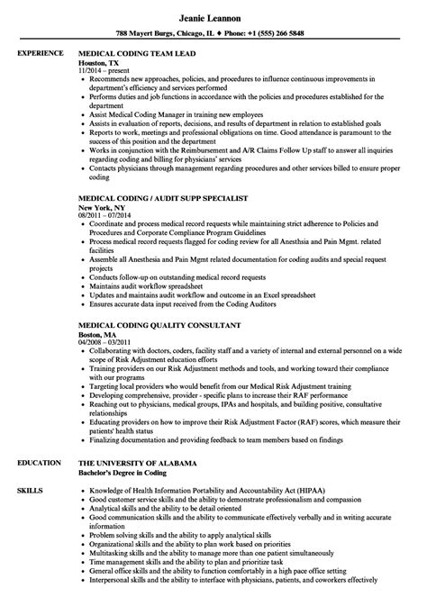 medical coding resume samples velvet jobs