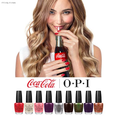 Have A Coke And A Mani Opi Launches 9 Coca Cola Inspired Nail Lacquers