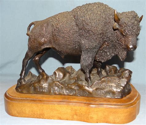 morin marvin bronze sculpture  challenger