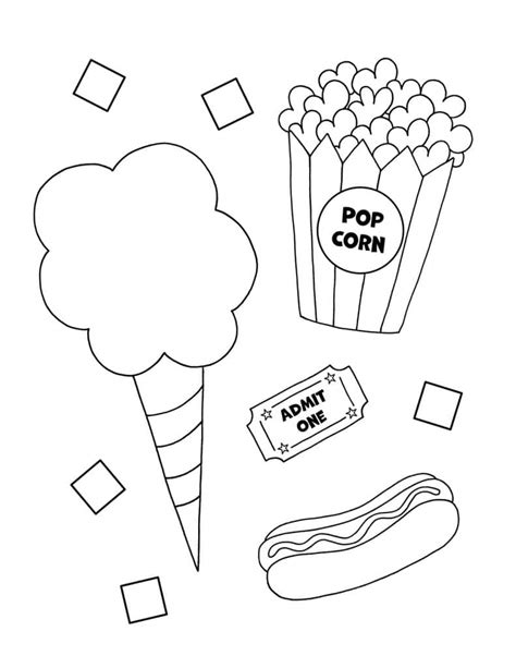 carnival coloring pages  hollydog blog