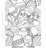 Bunny Coloring Atstockillustration sketch template