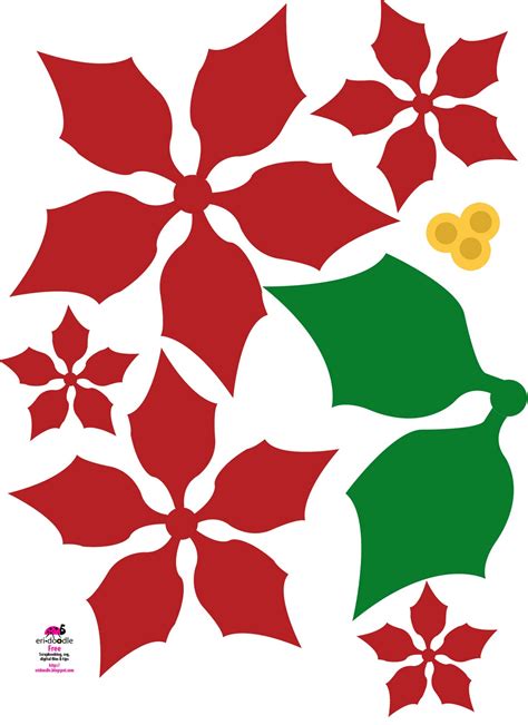 eridoodle designs  creations   paper christmas flower