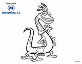 Monsters Randall Cie Monstres Coloringcrew Coloriage Pngkey Coloriages sketch template