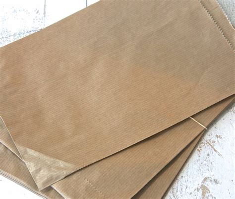 papieren craft zakjes xcm bruin  stuks label