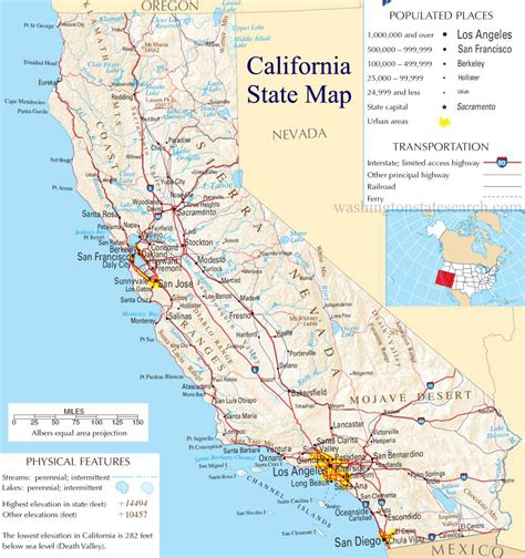 maps  map california