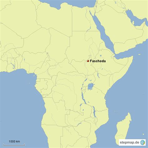 stepmap faschoda krise landkarte fuer afrika