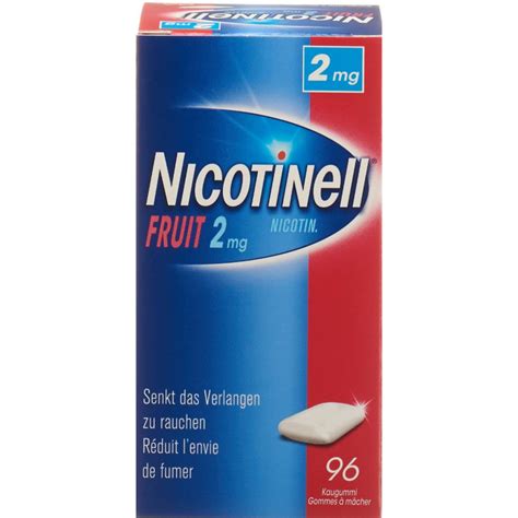 nicotinell gum  mg fruit  pce