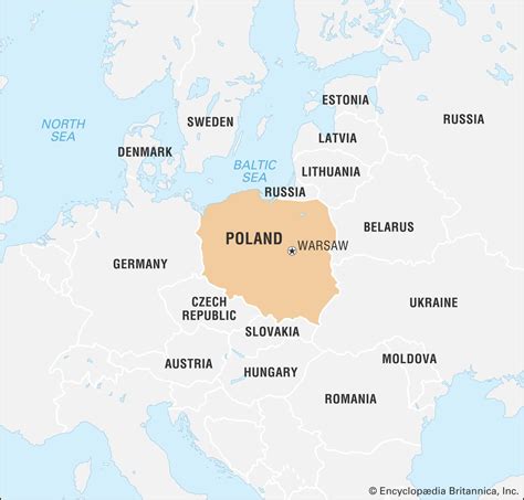 poland  world map surrounding countries  location  europe map