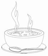 Coloring Soup Tureen Pot sketch template