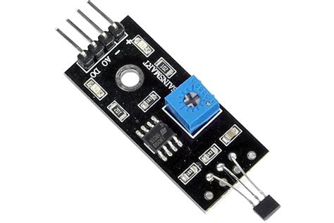 hall effect sensor module pinout specs features circuit
