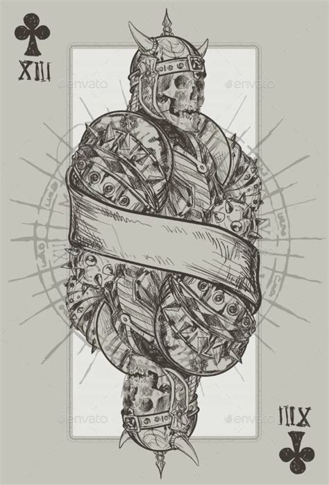 Jack Suit Of Clubs Playing Cards Art Knight Drawing Card Art