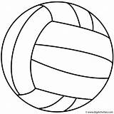 Volleyball Coloring Pages Sports Print Template Getdrawings Clipartmag sketch template