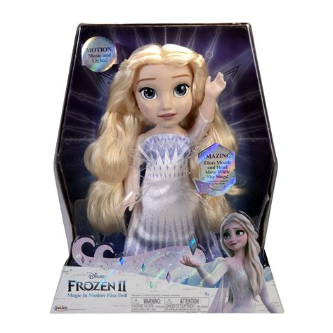 frozen 2 magic in motion queen el feature doll sings show yourself