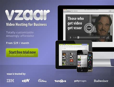 vzaar alternatives  video hosting services  video  apps