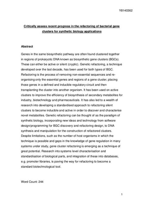 final draft biology research skills essay