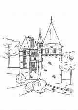 Kasteel Kastelen Castelli Castles Ausmalbilder Castillos Paesaggi Kastil Mewarnai Burgen Schlosser 2263 Coloriage Animasi Colorare Bergerak Disegno Castle Animaatjes Kleuren sketch template