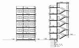 Building Section Drawing Storey Dwg Cad Apartment Cadbull Description sketch template