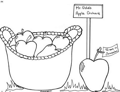 rosh hashanah coloring pages  kids coloring pages coloring pages