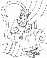 King Coloring Pages Print sketch template