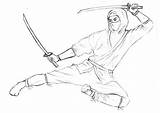 Ninja Draw Drawing Step Drawings Ninjas Sketch Pencil Turtle Realistic рисунки Guide ниндзя для sketch template