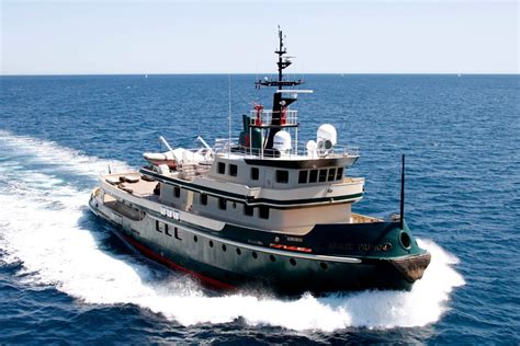 Used 44m Ocean Going Tug Converted To Luxury Superyacht For Sale