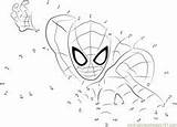 Dot Spiderman Superhero Dots Da Coloring Printable Di Colorare Pagine Connect Numbers Worksheet Pages Scuola Cartoons Category Print Esercizi Attività sketch template