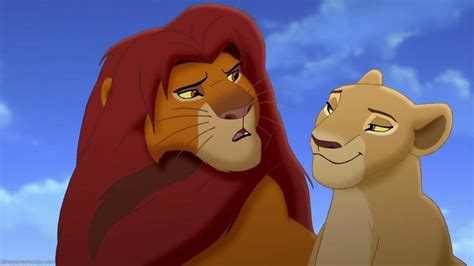 simba and nala disney lion king movie simba nala disney lion king