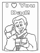 Fathers Coloring Pages Print Dad Father Kids sketch template