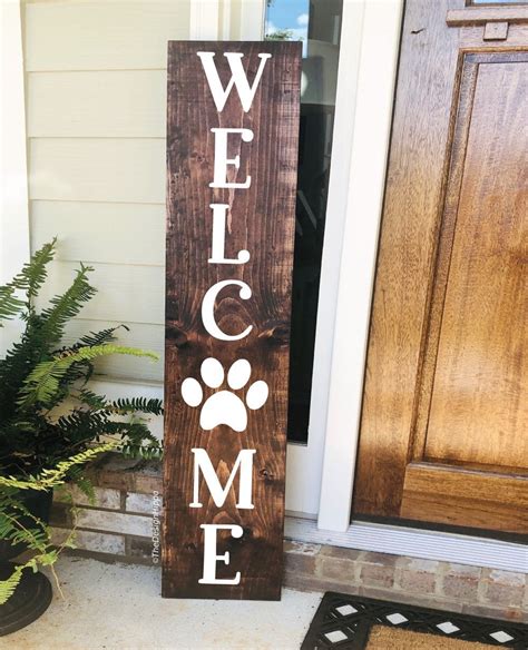 10 free welcome vertical porch sign svg cut files for cricut
