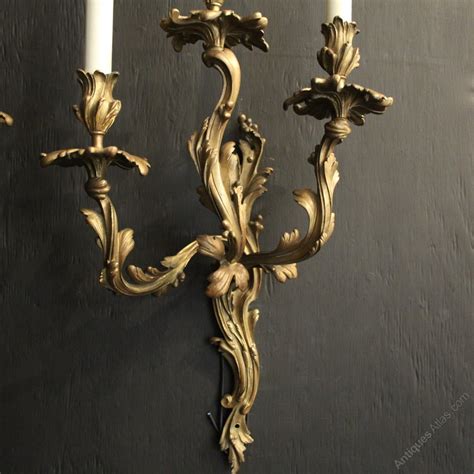 Antiques Atlas French 19th Century Gilded Wall Sconces