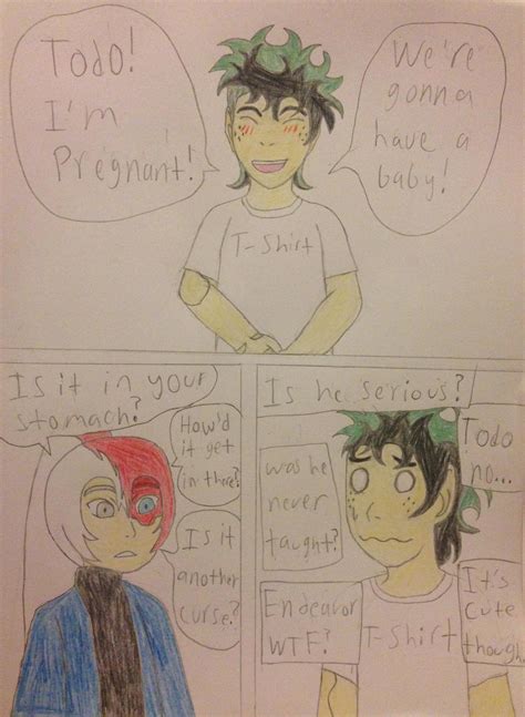 dekus pregnancy announcement  naruhinaluvrx  deviantart