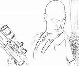 Hitman Coloring Pages Getcolorings Absolution sketch template