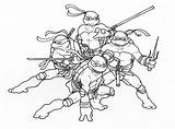 Ninja Coloring Turtle Sheets Lovers Printable Via sketch template