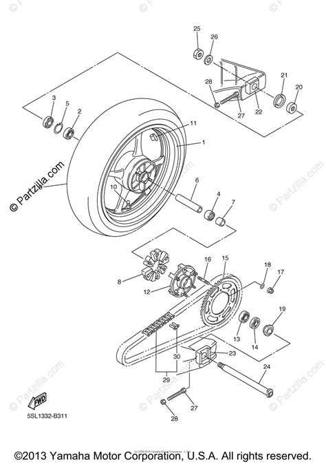 yamaha  parts diagram reviewmotorsco