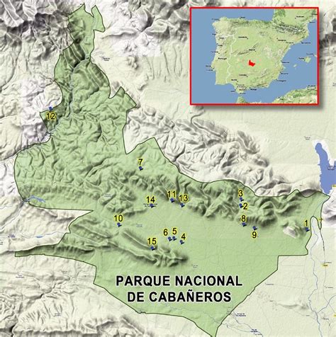 national park  cabaneros   localities   material   scientific
