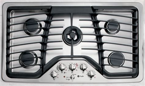 ge profile series pgpsetss  gas cooktop stainless steel