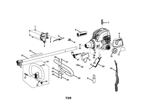 ryobi trimmer parts model ry sears partsdirect