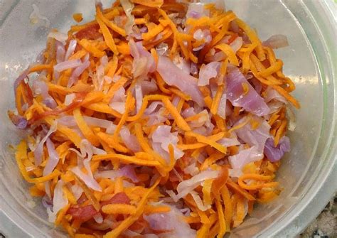 ensalada de repollo zanahorias  cebollas receta de horacio cookpad
