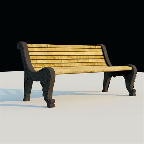 bench 3d model cgtrader