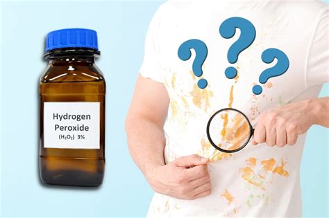 hydrogen peroxide  stain removal