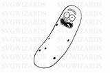 Pickle Morty Pickles Escolha Goukko Rickandmorty sketch template