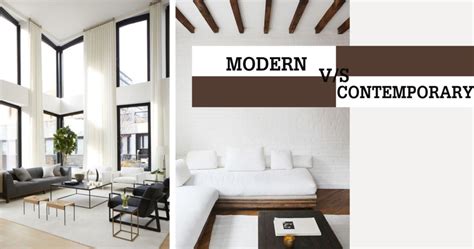 difference  modern  contemporary interior design
