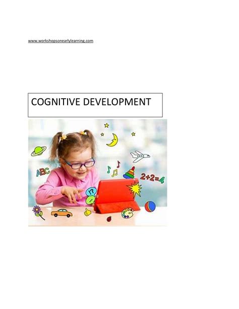 cognitive development   workshops  early learning