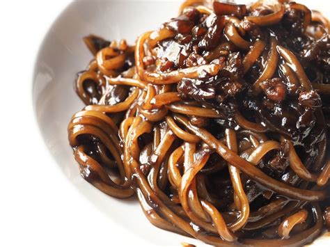 jajangmyeon korean noodles  black bean sauce recipe recipesnet