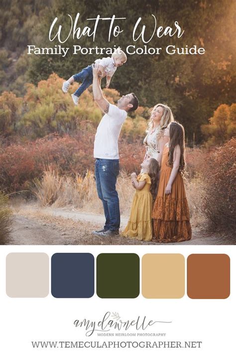 fall color scheme  family portraits fall family picture outfits